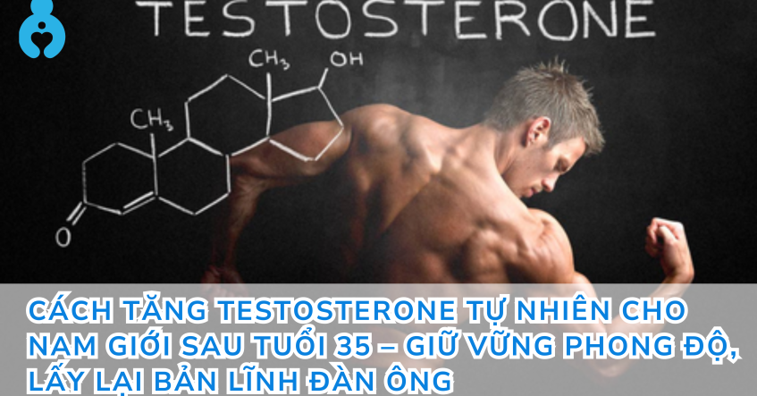 Cách tăng testosterone tự nhiên cho nam giới sau tuổi 35 – Giữ vững phong độ, lấy lại bản lĩnh đàn ông