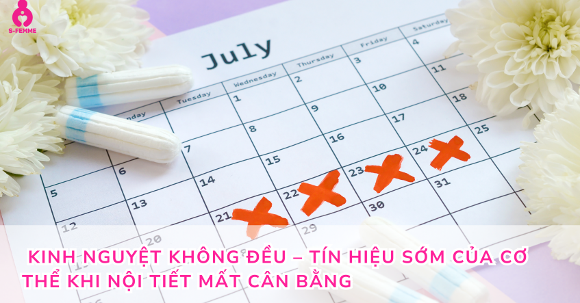  Kinh nguyệt không đều – tín hiệu sớm của cơ thể khi nội tiết mất cân bằng