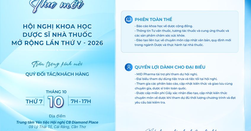 S-Femme tiếp tục đồng hành tham dự Hội nghị Khoa học Dược sĩ Nhà thuốc mở rộng lần thứ V – 2026