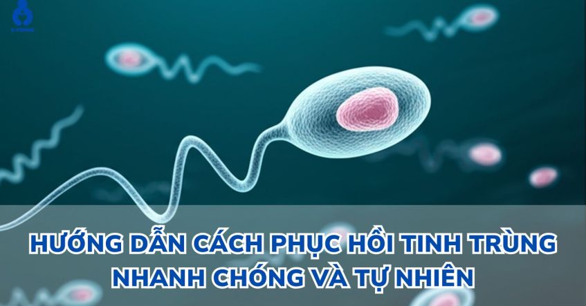 Hướng dẫn cách phục hồi tinh trùng nhanh chóng và tự nhiên