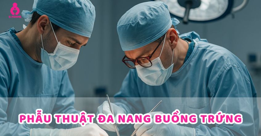 Phẫu thuật đa nang buồng trứng​ tăng cơ hội thụ thai