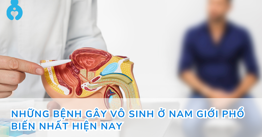 Những bệnh gây vô sinh ở nam giới phổ biến nhất hiện nay