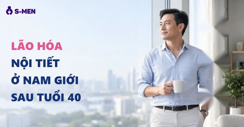 Lão hóa nội tiết ở nam giới: dấu hiệu và cách thích nghi sau tuổi 40